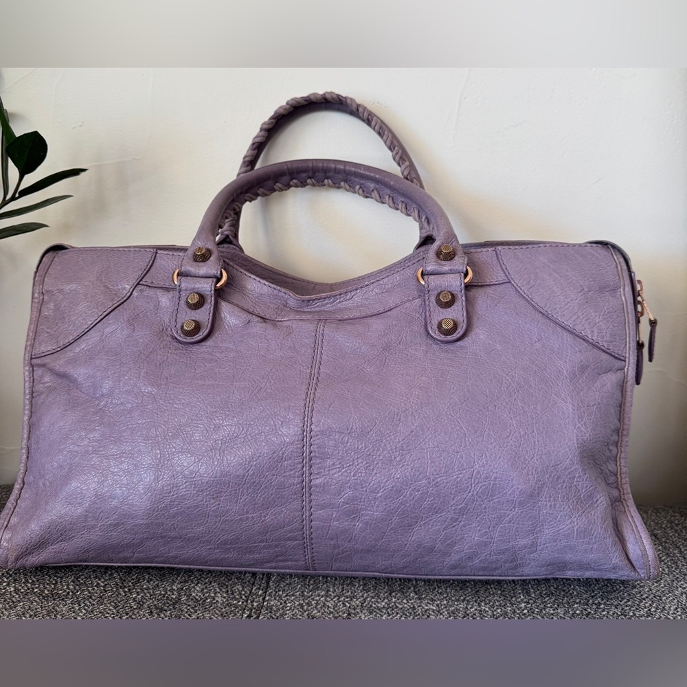 Balenciaga Part-Time Bag With Giant 12 Rose Gold Hardware - Picture 3 of 17